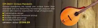 Long & McQuade OM-800+ Octave Mandolin offer