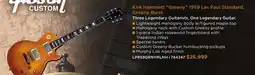 Long & McQuade Gibson Kirk Hammett Greeny 1959 Les Paul Standard, Greeny Burst offer