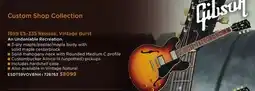 Long & McQuade Gibsun 1959 ES-335 Reissue, Vintage Burst offer