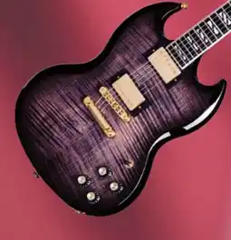 Long & McQuade Gibson SG Supreme, Translucent Ebony Burst offer