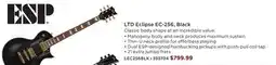 Long & McQuade ESP LTD Eclipse EC-256, Black offer