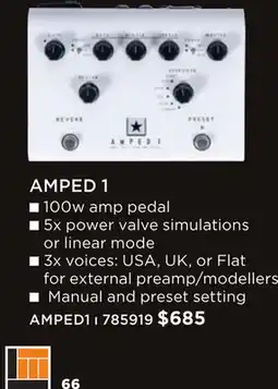 Long & McQuade Blackstar AMPED 1 offer