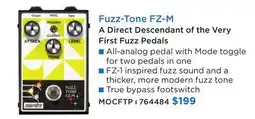 Long & McQuade Fuzz-Tone FZ-M offer