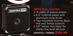 Long & McQuade HD15 Bass Combo offer