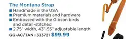 Long & McQuade The Montana Strap offer