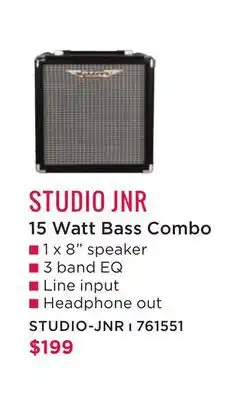 Long & McQuade 15 Watt Bass Combo offer