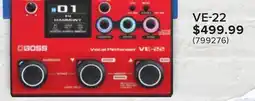 Long & McQuade Boss VE-22 offer
