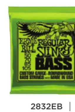 Long & McQuade ERNIE BALL SLINKY ELECTRIC BASS STRINGS offer