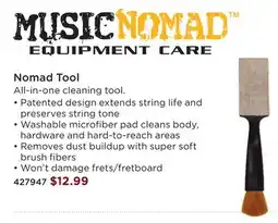 Long & McQuade MUSIC NOMAD EQUIPMENT CARE Nomad Tool offer