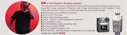 Long & McQuade U4 In-Ear Monitor Wireless System offer