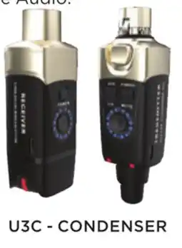 Long & McQuade U3C - CONDENSER Wireless System for Microphones offer