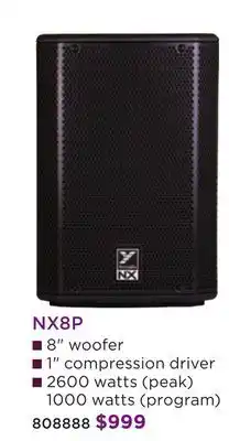 Long & McQuade NX 8P Powered Loudspeakers offer