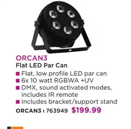 Long & McQuade ORION ORCAN3 Flat LED Par Can offer