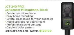 Long & McQuade Lewitt LCT 240 PRO Condenser Microphone, Black offer