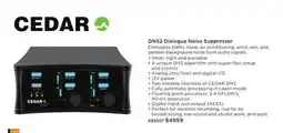 Long & McQuade Cedar DNS2 Dialogue Noise Suppressor offer