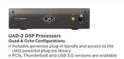 Long & McQuade Universal Audio UAD-2 DSP Processors Quad & Octo Configurations offer