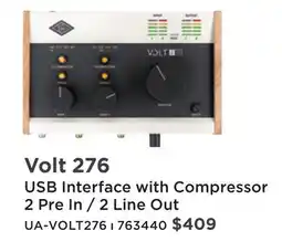 Long & McQuade Volt 276 USB Interface with Compressor offer