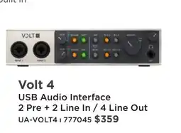 Long & McQuade Volt 4 USB Audio Interface offer