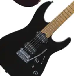 Long & McQuade Pro-Mod DK24 HH 2PT CM, Caramelized Maple Fingerboard, Gloss Black offer