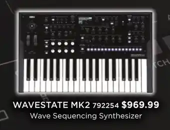 Long & McQuade korg wave sequencing synthesizer offer