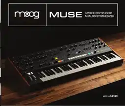Long & McQuade MUSE 8-VOICE POLYPHONIC ANALOG SYNTHESIZER offer