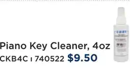 Long & McQuade Carlton Piano Key Cleaner, 4oz offer