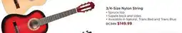 Long & McQuade Denver Guitars 3/4-Size Nylon String offer