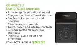 Long & McQuade LEWITT CONNECT 2 USB-C Audio Interface offer