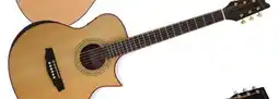 Long & McQuade Denver Guitars Full-size OM Style Steel String Guitar with Electronics offer