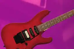 Long & McQuade KRAMER Modern Collection Striker Figured HSS, Transparent Red offer