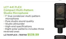 Long & McQuade Lewitt LCT 441 FLEX Compact Multi-Pattern Studio Microphone offer