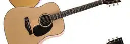 Long & McQuade Denver Full Size Steel String Guitar with Electronics offer