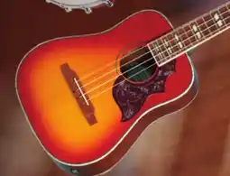 Long & McQuade Hummingbird Studio Tenor Ukulele, Faded Cherry Sunburst offer