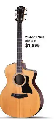 Long & McQuade Taylor 214ce Plus offer