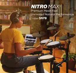 Long & McQuade NITRO MAX Premium Mesh Feel, Unrivaled Natural Performance offer