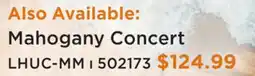 Long & McQuade Mahogany Concert offer