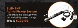 Long & McQuade ELEMENT Active Pickup System offer