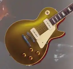 Long & McQuade Gibsun 1956 Les Paul Ultra Light Aged, Goldtop Glimmering Gold and Sparkling P-90 Pickups offer