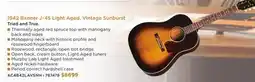 Long & McQuade Gibson 1942 Banner J-45 Light Aged, Vintage Sunburst offer