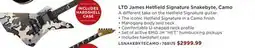 Long & McQuade ESP LTD James Hetfield Signature Snakebyte, Camo offer