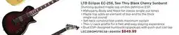 Long & McQuade LTD Eclipse EC-256, See Thru Black Cherry Sunburst offer