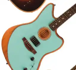 Long & McQuade FENDER Acoustasonic Player Jazzmaster, Rosewood Fingerboard, Ice Blue offer