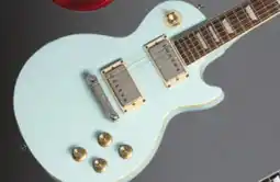 Long & McQuade Epiphone ES1PPLPFBNH Inspired by Gibson – Modern Series Power Players Les Paul, Ice Blue offer