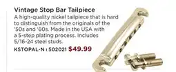 Long & McQuade Vintage Stop Bar Tailpiece offer