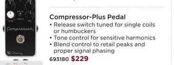 Long & McQuade KEELEY Compressor-Plus Pedal offer