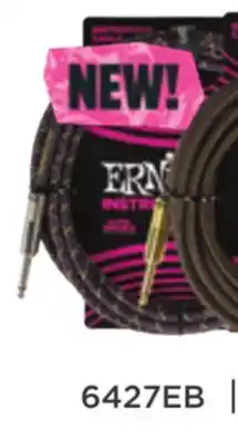 Long & McQuade ERNIE BALL BRAIDED INSTRUMENT CABLES offer