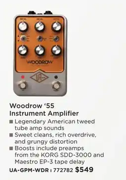 Long & McQuade Woodrow '55 Instrument Amplifier offer