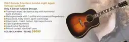 Long & McQuade Gibson 1942 Banner Southern Jumbo Light Aged, Vintage Sunburst offer