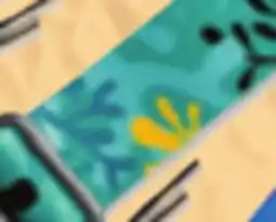 Long & McQuade Ukulele Straps Tropical Sea Life Green offer