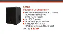 Long & McQuade Powered Loudspeaker offer
